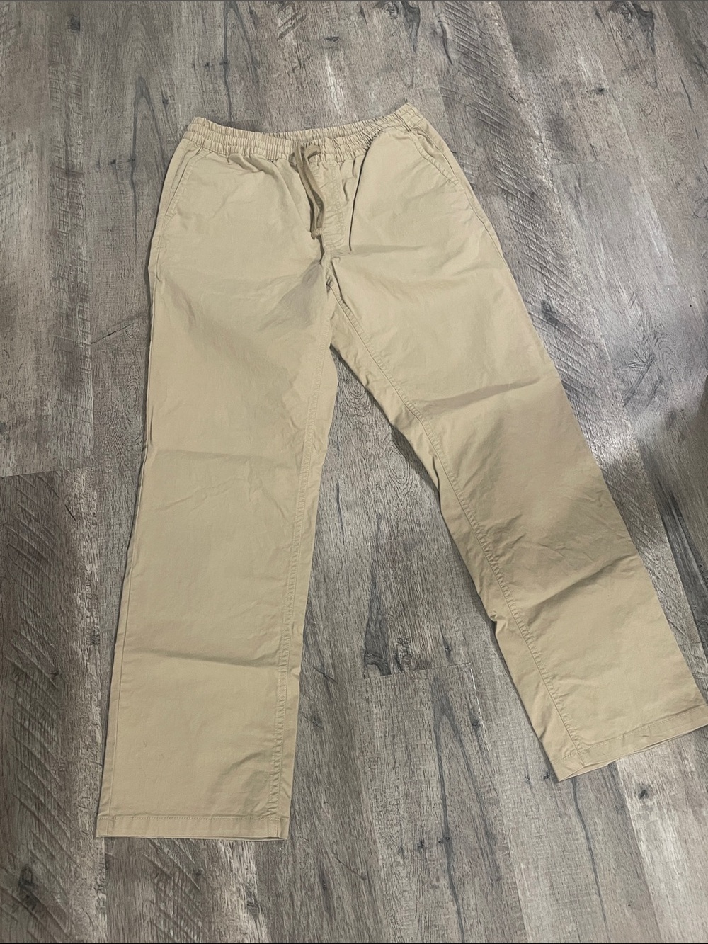 Vans Men's Drawstring Chino Pants - Light Khaki